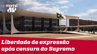 Autoridades defendem liberdade de expressão após censura