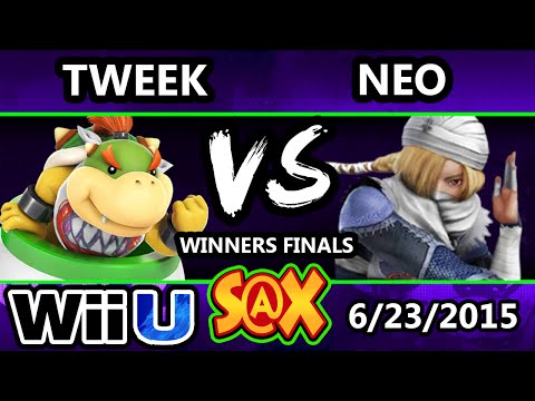 S@X 103 - Tweek (Bowser Jr.) vs Neo (Sheik) SSB4 Winners Finals - Smash Wii U - Smash 4