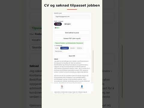 Ærlig Jobbcoach: CV & Søknad video thumbnail