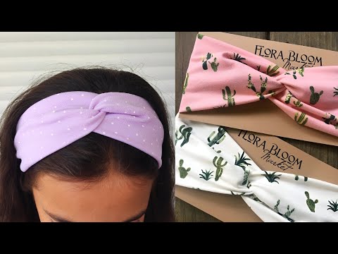 How to Make Twisted Headband outin two easy steps LIKE  A PRO! in 5 minute/sewing and selling