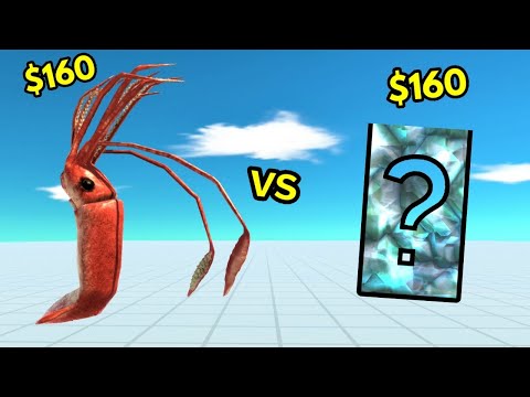 Colossal Squid vs random team same price ARBS Animal revolt battle simulator
