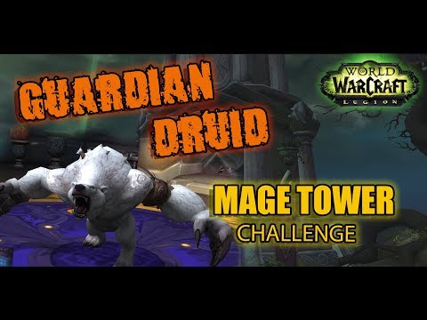 Guardian Druid PoV (951 ilvl) • Tank - Mage Tower Artifact Challenge • Highlord Kruul