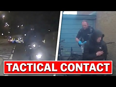 CONTATTO TATTICO: "Abbattimento" del ladro di ciclomotori e inseguimento a 150 miglia orarie