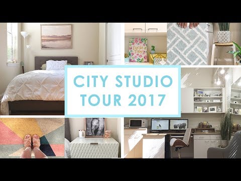 City Studio Apartment Tour 2017 (324 Sq. Ft. - $655 Rent)