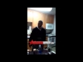 Damm Dude Gets The Fire Slapped Outta Him In His Own House! Damm Dude Gets The Fire Slapped Outta Him In His Own House!