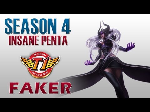 SKT T1 Faker Syndra - Insane Penta