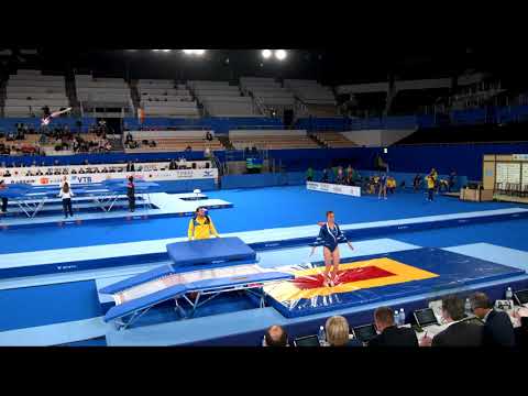 GOVOROVA Khrystyna (UKR) W - 2019 Trampoline Worlds, Tokyo (JPN) - Qualification Double Mini R2