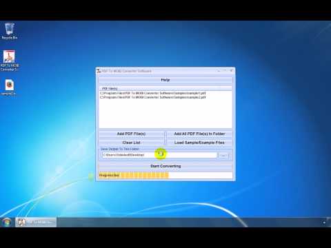 PDF To MOBI Converter Software