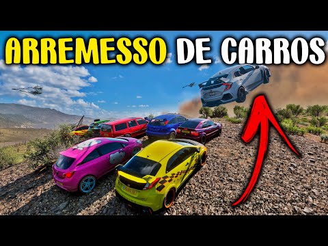 THROWING CARS ON THE HIGHWAY - VERY OVERPOWERED - FORZA HORIZON 5 GAMEPLAY