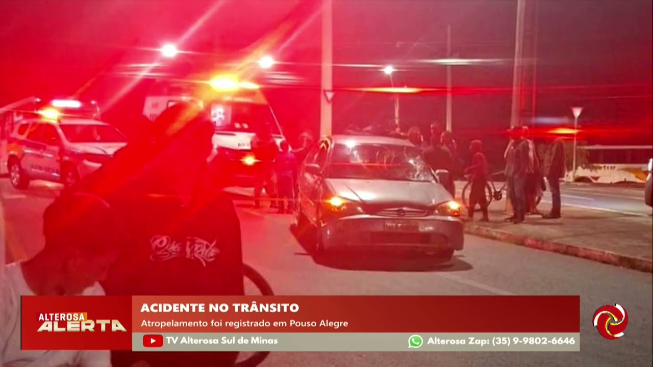 Homem é atropelado em Pouso Alegre