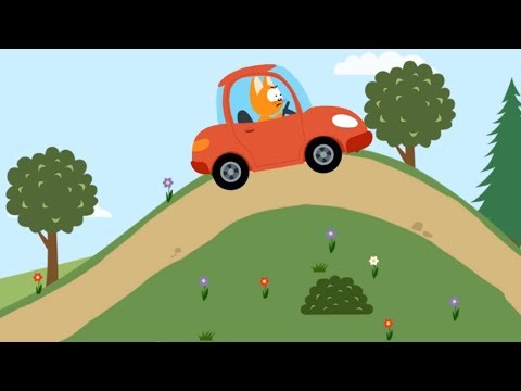 Das Kätzchen und die Zaubergarage. Folge 1 - der hohe Hügel