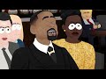 Will Smith SLAPS Chris Rock at Oscars 2022   South Park Animated