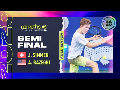 Les Petits As  2020 | Boys Semifinal | Janis Raffael Simmen vs. Alexander Razeghi