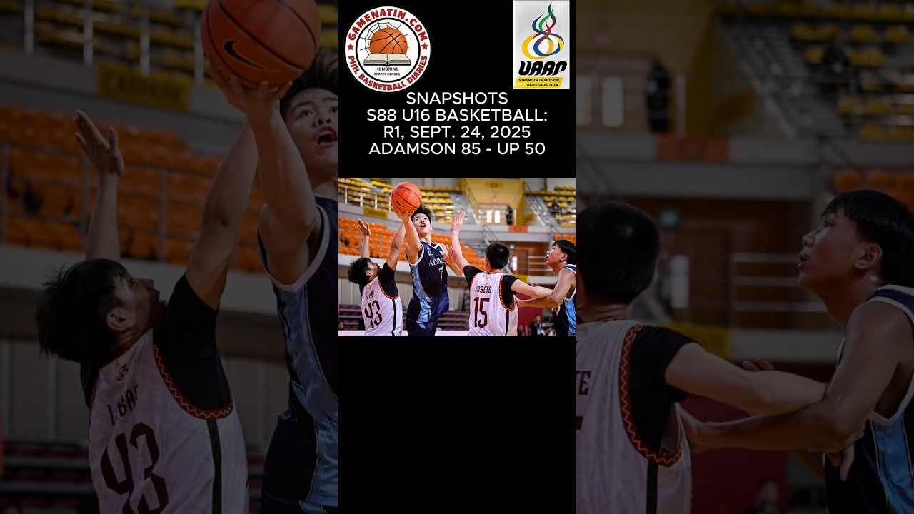 Snapshots: U16 Basketball - Adamson 85 - UP 50