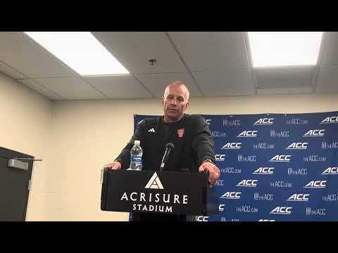 NC State coach Dave Doeren postgame press conference after 53-34 loss at Pitt