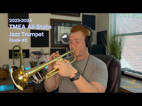 2024 TMEA All-State Jazz Trumpet | Etude #2