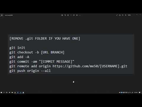 Tutorial on how to submit your projects for CS50