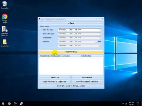 Copy Files Based On Date Software