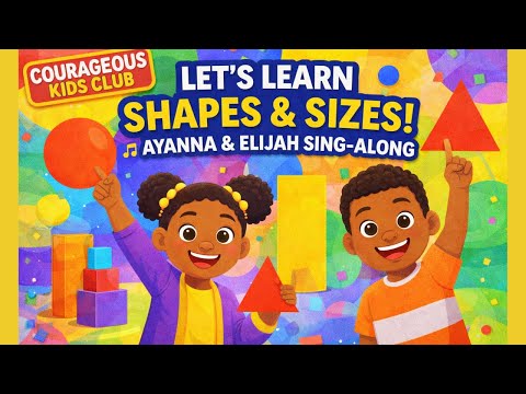 Let’s Learn Shapes & Sizes! 🔴🔺 | Ayanna & Elijah Sing-Along