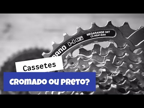 Cassete da Shimano cromado ou preto, HG41ou HG31?