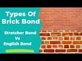 Types Of Brick Bond Stretcher Vs English Bond Advantages Disadvantages Features Of Bond