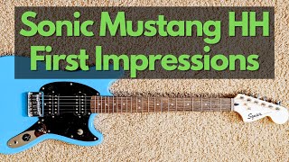 Video thumbnail for FIRST IMPRESSIONS: Squier Sonic Mustang HH unboxing #budgetguitar #electricguitar by NO SHRED ZONE