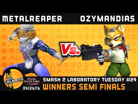 S@LT #29 | Metal Reaper (Sheik, Falco) vs Ozymandias (Fox) - Winners Semi Finals - SSBM