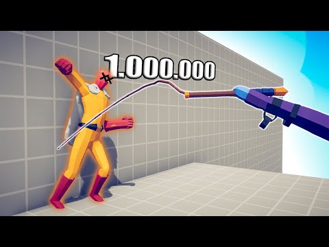 1.000.000 DAMAGE WHIP 1 vs 1 TOURNAMENT - TABS | Totally Accurate Battle Simulator 2023