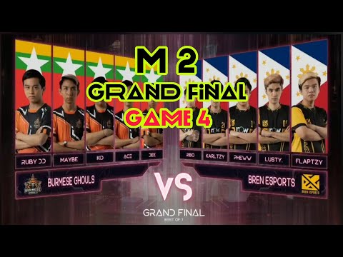 M2 Grand Final Burmese Ghouls Vs Bren Game 4