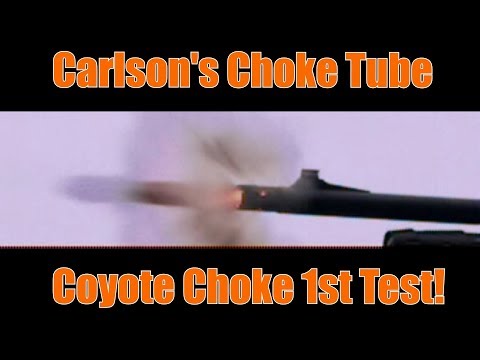 Carlson's Choke Tubes Coyote Choke 1st High Speed Video Test