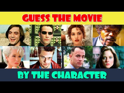 Guess the Movie by the Character 🎬 Movie Quiz
