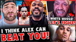 Sean Strickland WARNS Jon Jones about Alex Pereira! Conor McGregor vs Charles Oliveira WHITE HOUSE?