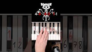 Undertale Spider Dance Muffets Theme Piano Tutorial #shorts