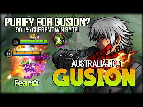 New Spell for Gusion? 20 Kill Dagger King is Back. Fear✿ Australia No. 1 Gusion - Mobile Legends