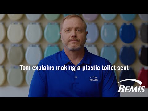Part of a video titled Manufacturing Injection Molded Plastic Toilet Seats - YouTube