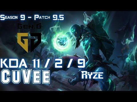Gen CuVee RYZE vs JAX Top - Patch 9.5 KR Ranked