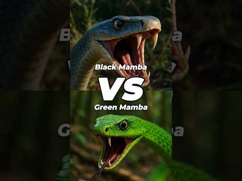 Black mamba vs Green mamba vs Anaconda vs Python