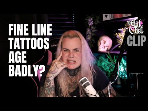Is it true that very fine line tattoos age badly?⚡CLIP from The Tat Chat (6)
