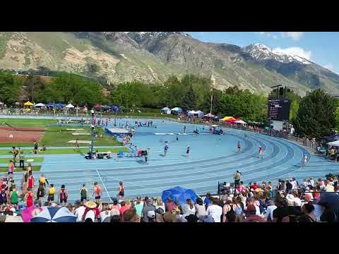 Boys 4x800m Utah 6A State Championship (heat 3? of 3) Ultra Video Speed