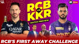 RCB vs KKR Match Preview | RCB's First Away Challenge | Tata IPL 2023 | DRS Live🔴