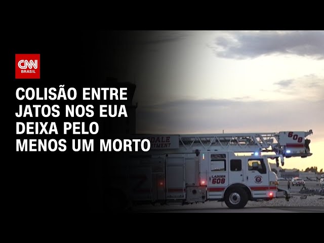 Colisão entre jatos nos EUA deixa pelo menos um morto | CNN NOVO DIA