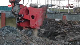 BAV CB12 Hydraulic Crusher Bucket for Construction / Recycling