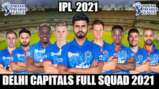 DELHI CAPITALS TEAM 2021 SQUAD l IPL AUCTION 2021