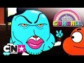 De Wonderlijke Wereld van Gumball | Wedstrijdje gekke bekken trekken (korte film) | Cartoon Network