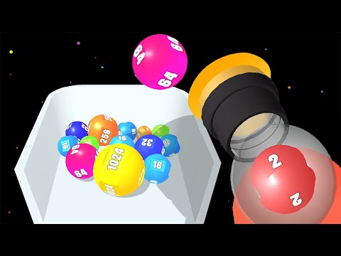 2048 Games: CANDY MERGE 3D