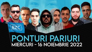 Ponturi pariuri sportive 16.11.2022