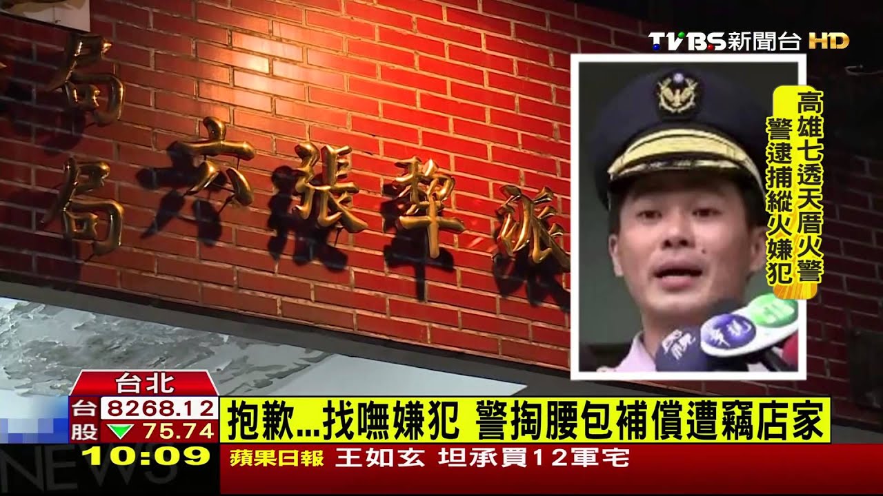 抱歉…找嘸嫌犯　警掏腰包補償遭竊店家