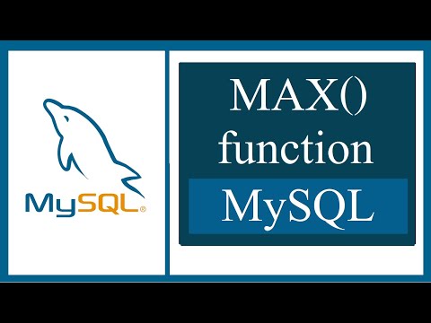 MySQL MAX function