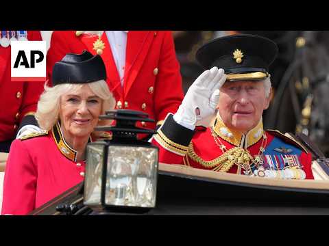 British Royals attend Trooping the Colour parade for King's official birthday