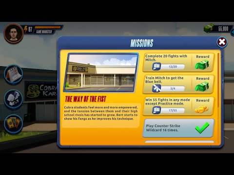 Cobra Kai: Card Fighter by Boss Team Games part 52. The Way of the Fist. All students wins.